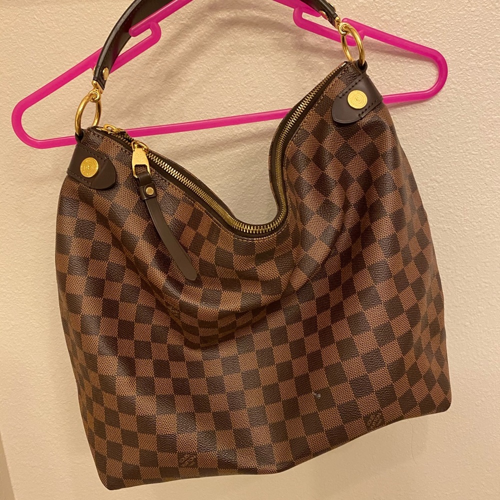 Authentic Damier Ebene Duomo Hobo